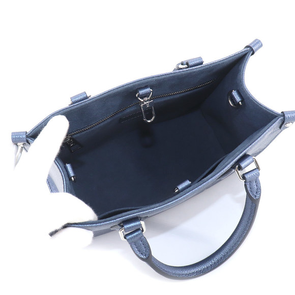 Louis Vuitton Monogram Implant Onthego PM Shoulder Bag Navy - Picture 6 of 8